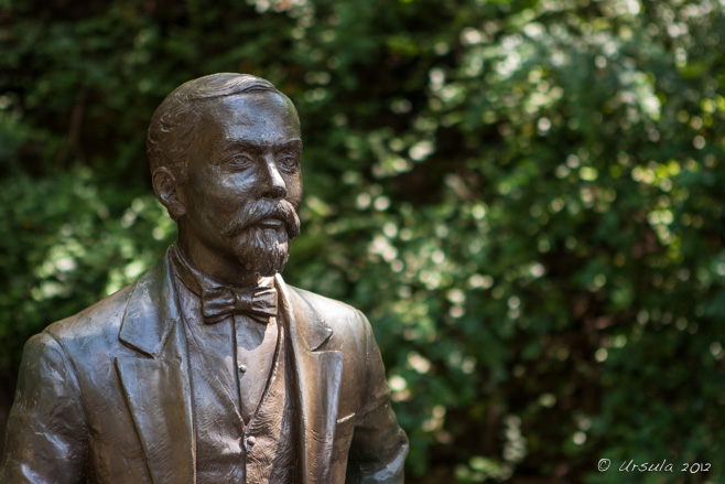 Jack Daniels sculpture, Jack Daniels Distillery, Lynchburg, Tennessee