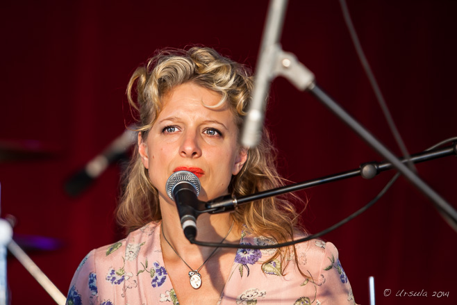 Portrait: Singer Cara Robinson Performing, Byron Bay Bluesfest 2014