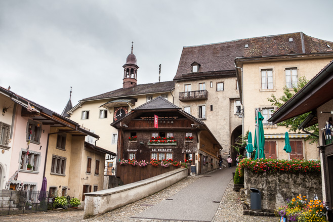 Gruyères Castle Courtyard, Fribourg, CH