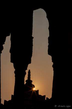  Sunburst on the Chhatri, Vyas Chhatri, Jaisalmer