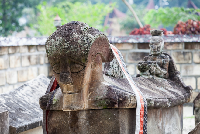 Sarcophagus of King Sidabutar, Samosir Island, North Sumatra