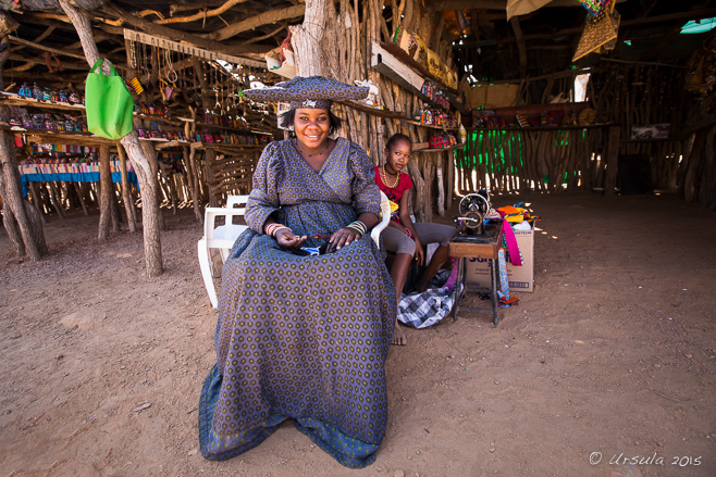 Herero Woman in Grey