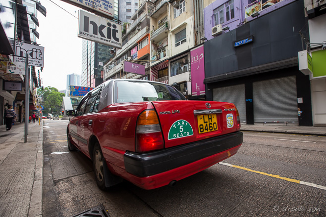 Hong Kong Taxi, Tsim Sha Tsui Street, Kowloon