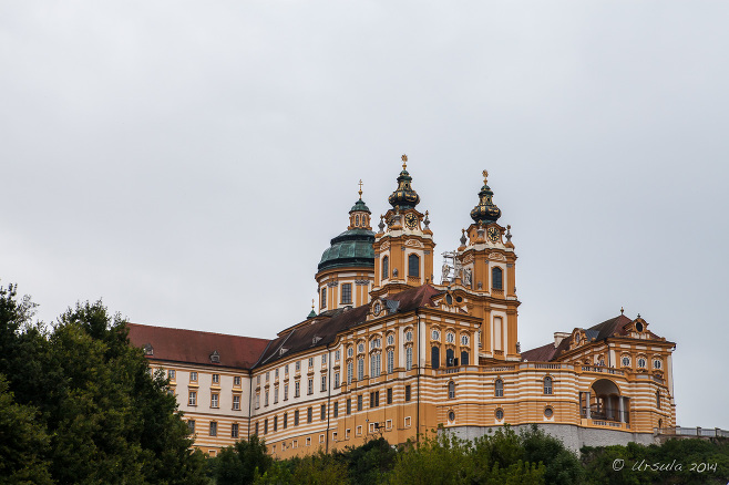 Stift Melk, Melk Abbey from Below, Austria