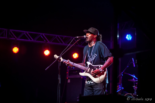 Guitarist Eric Gales, Bluesfest 2017 Byron Bay AU