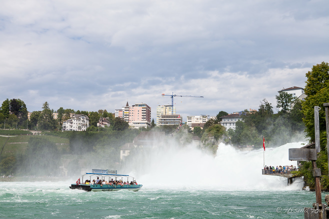 Tourist boat, Reinfall Switzerland 