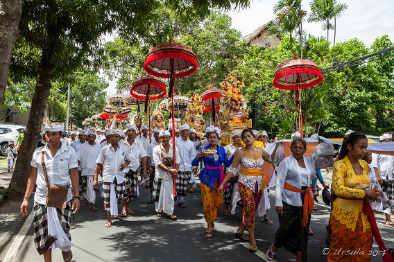 A Hindu Temple Procession Ubud Bali Ursula S Weekly Wanders