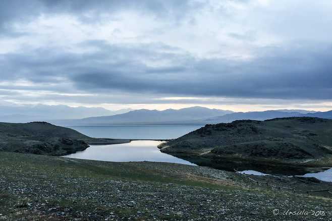 Cold morning over Uuleg Lake, Mongolia