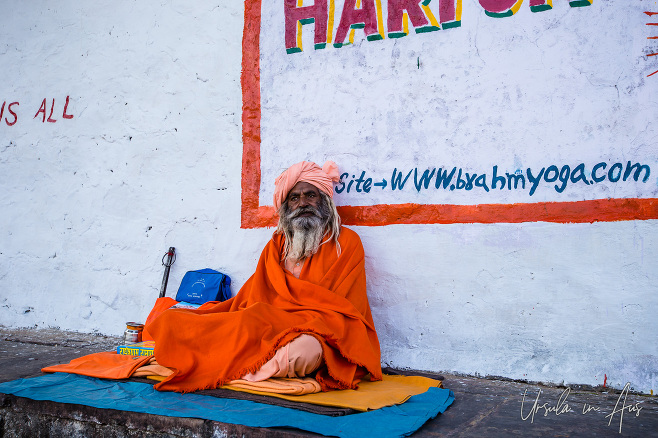 Seated Hindu Sadu, Pushkar India