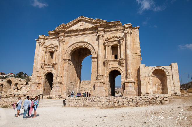 The Arch of Hadrian, Jerash Jordan