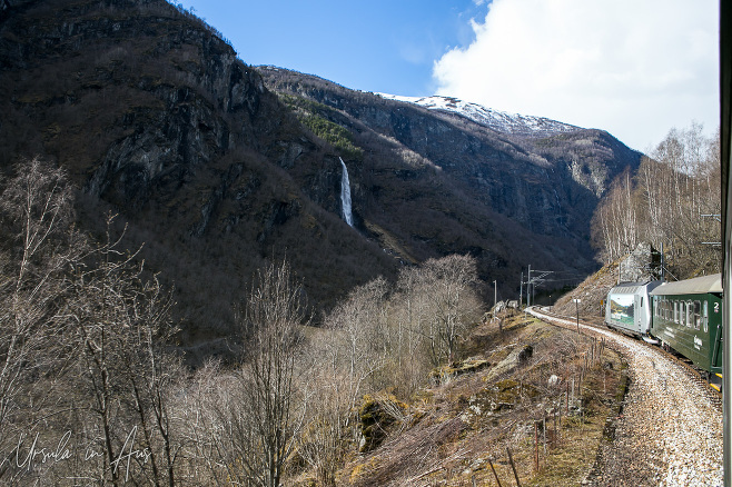 Brekkefossen, Flåm Railway, Norway