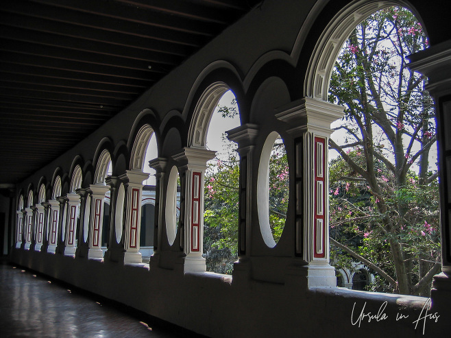 Corridor windows, Basílica y Convento de San Francisco, Lima Peru