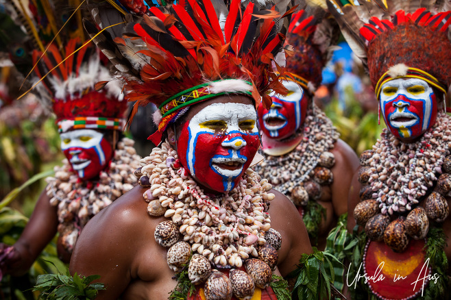 Western Highland women dancing at the Mt Hagen Festival, Papua New Guinea