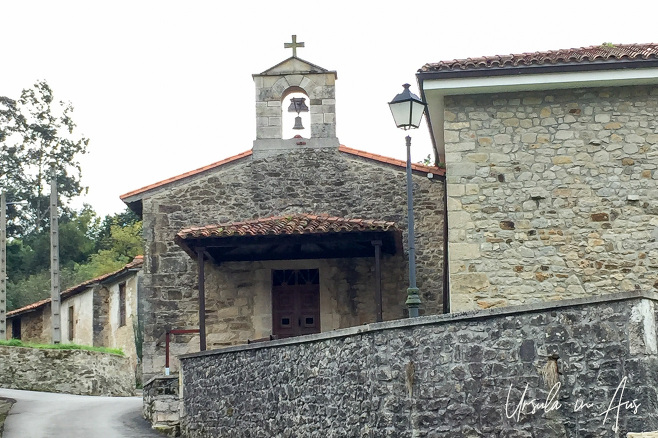 Iglesia de San Andres de Sieḥu in Panes, Asturias Spain.