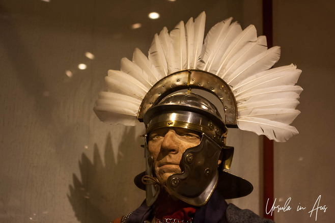 Portrait: Model of a Roman Centurion, National Roman Legion Museum in Caerleon, Wales
