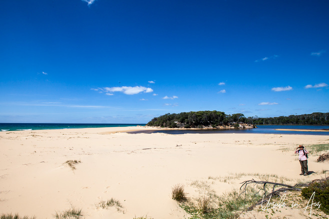 Middle Beach in Mimosa Rocks National Park, NSW Australia