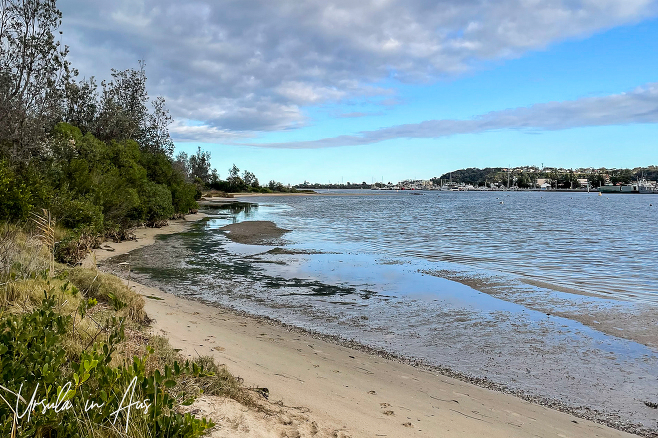 Lakes Entrance from Lakes Entrance Beach, Victoria Australia