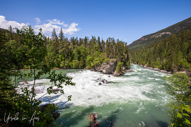 Looking over Rearguard Falls, BC Canada