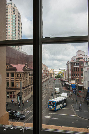 View over Hay Street, Haymarket Sydney Australia