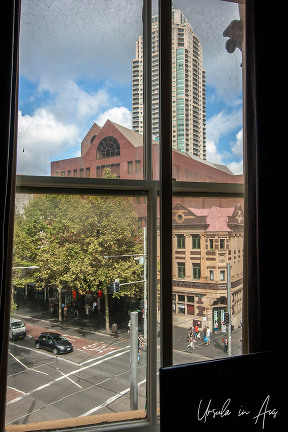 View over George Street, Haymarket Sydney Australia