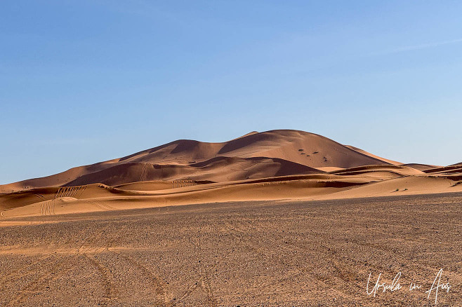 The sand dunes of Erg Chebb, Morocco. 