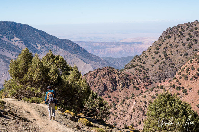 View from the Tedli Saddle, Morocco