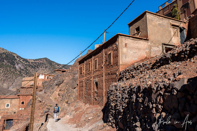 Man on the path, Aït Aïssa, High Atlas Morocco.